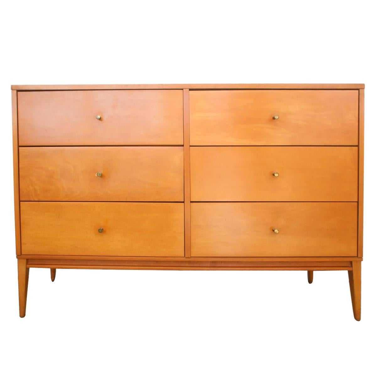 Paul McCobb 6 Drawer Dresser 