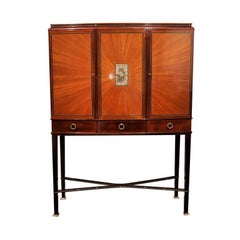 Antique Art Deco Cabinet in the Manner of Alban Chambon