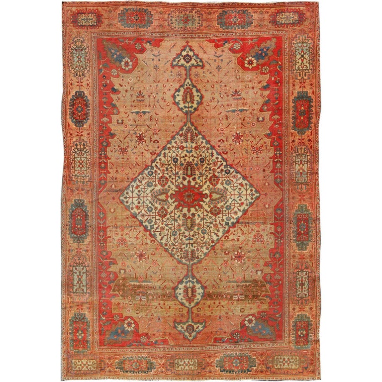 Antique Persian Feraghan Sarouk Rug For Sale at 1stdibs