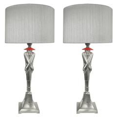 Vintage Table Lamps by Viktor Schreckengost, circa 1930