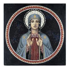 Italian Mosaic of Mary 3