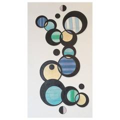 "Circles" India Ink and Pencil Original on Fine Paper by Steve McElroy, 2015 8