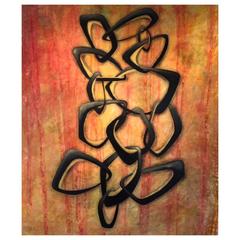 "Ring of Fire" Original Oil Painting by Known Artist Steve McElroy, 2015 2