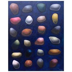 "River Stones" Original Oil Painting by Known Artist Steve McElroy, 2015 4