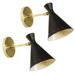 Petite Italian Sconce in the style of Stilnovo 11