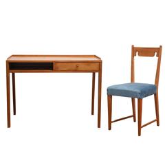 Desk with Chair 1950s in the Manner of Gio Ponti