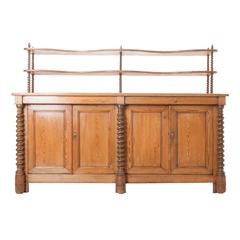 Used French 19th Century Pine Shop Counter