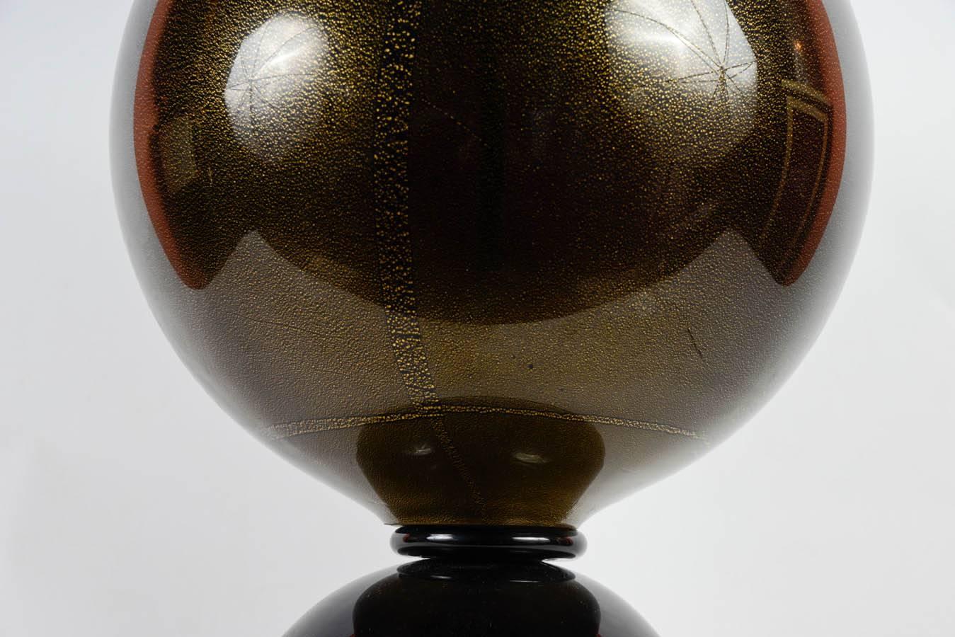 Vetro di Murano Lampade a sfera in vetro di Murano in vendita