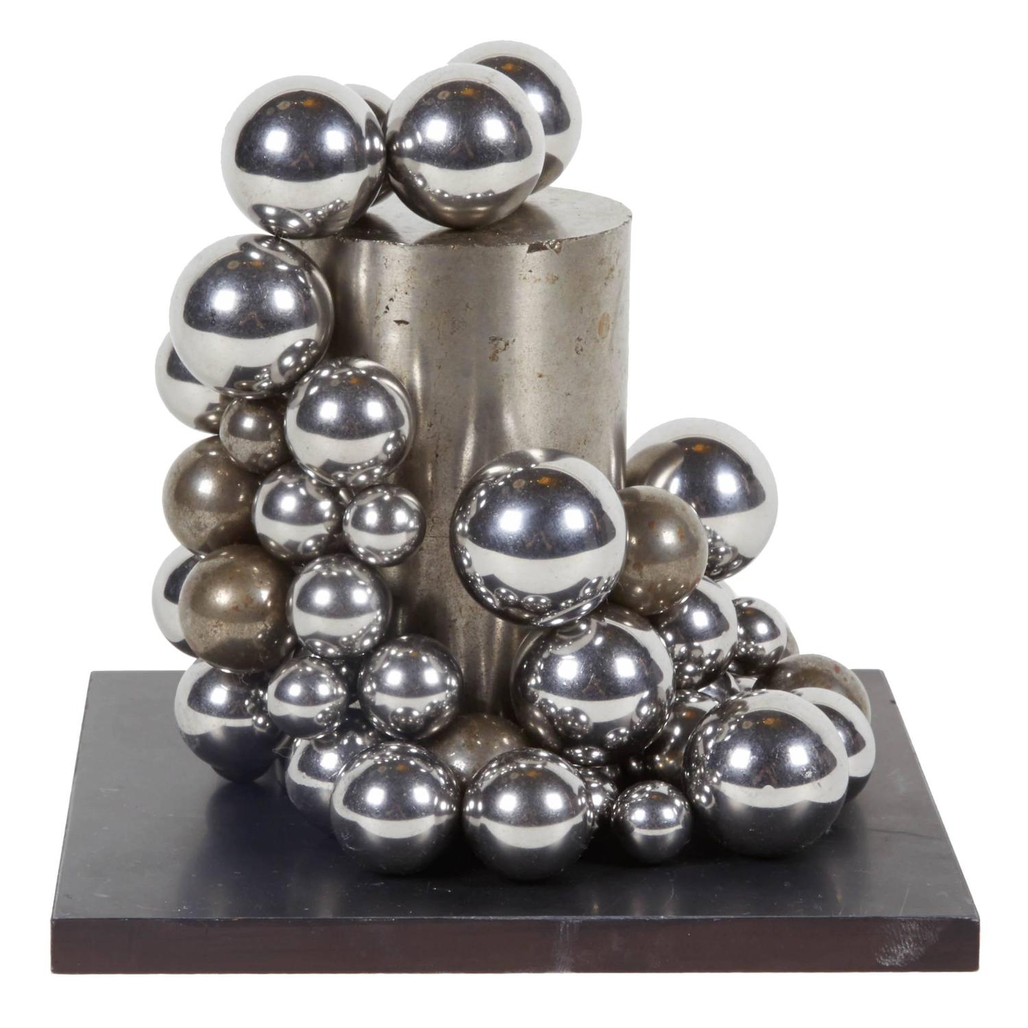 Steel Balls with Cylinder, USA at 1stdibs