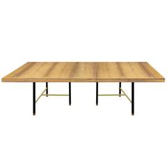 Elegant Dining Table in Bleached Brazilian Rosewood by Harvey Probber