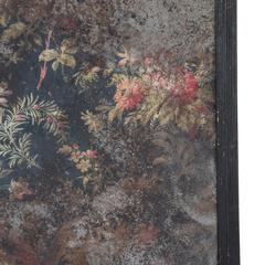 Stunning Floral Textile Mirror by Huw Griffith