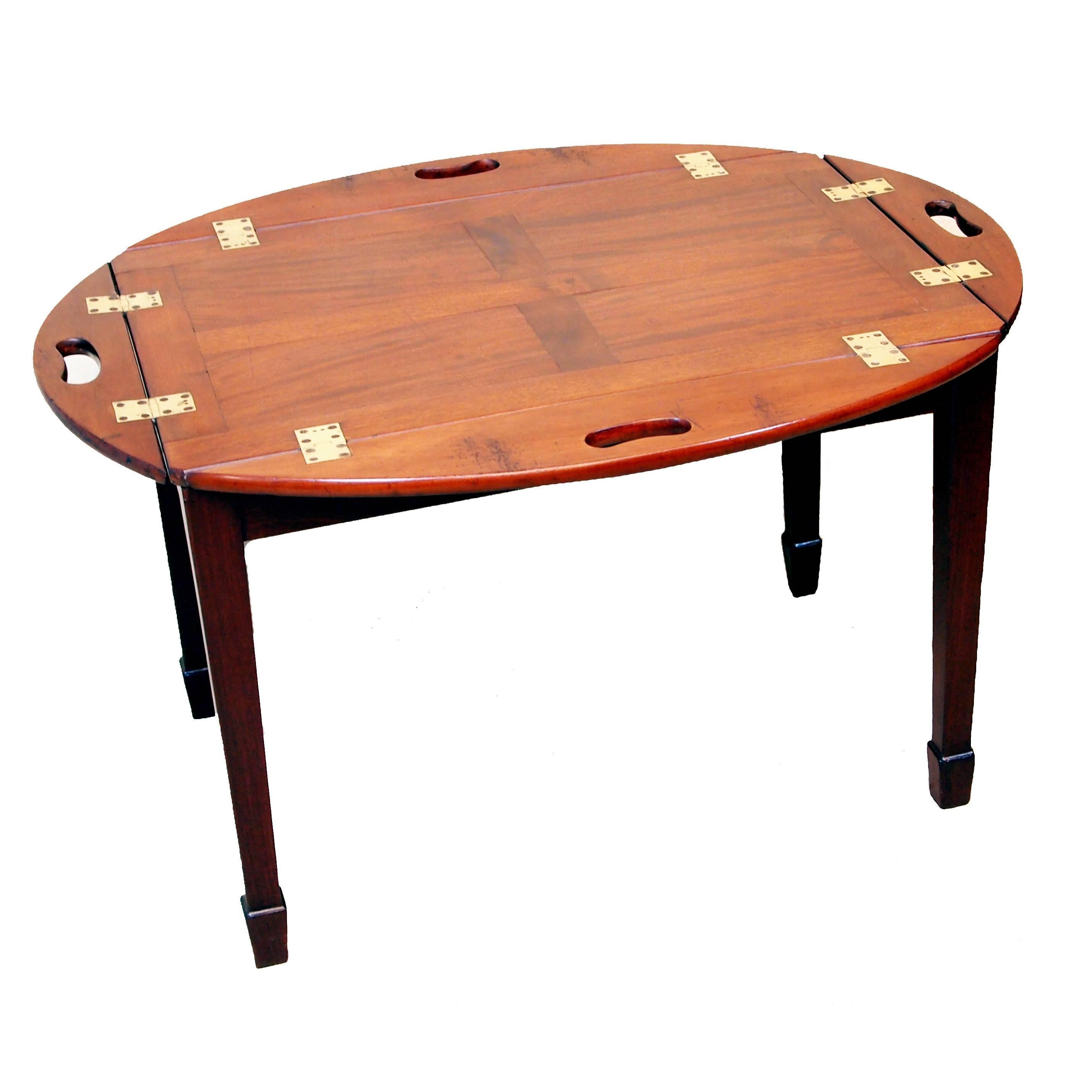 Antique Georgian Mahogany Butlers Tray