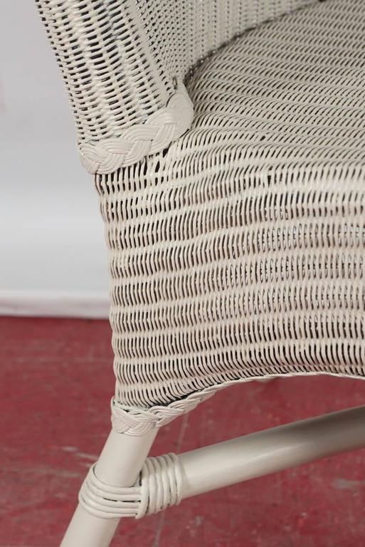 Six Vintage Lloyd Loom Wicker Dining Chairs at 1stDibs lloyd loom wicker furniture antique