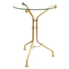 Diminuitive Brass Side Table, Italy, 1960s