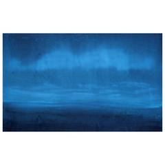 'Moody Blue I' Oil on Birchwood Panel 6