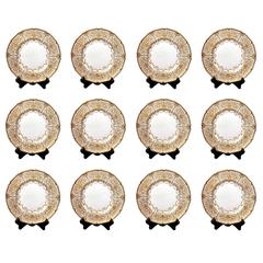 Beautiful Set of 12 Early 20th Century English Royal Doulton Plates 8