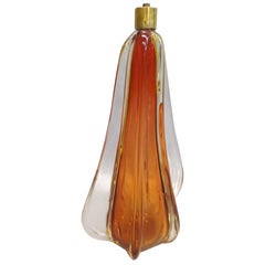 Handblown Mid-Century Modern Murano / Venetian Glass Table Lamp Base by Seguso
