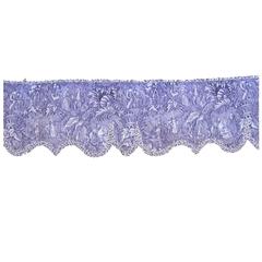 19th Century Hand Quilted Toile Valance