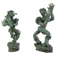 Germaine Nordmann Bronze Sculptures, circa 1940 2