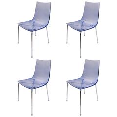 Set of Four Dining Chairs by Roberto Foschia, 2007 Made in Italy