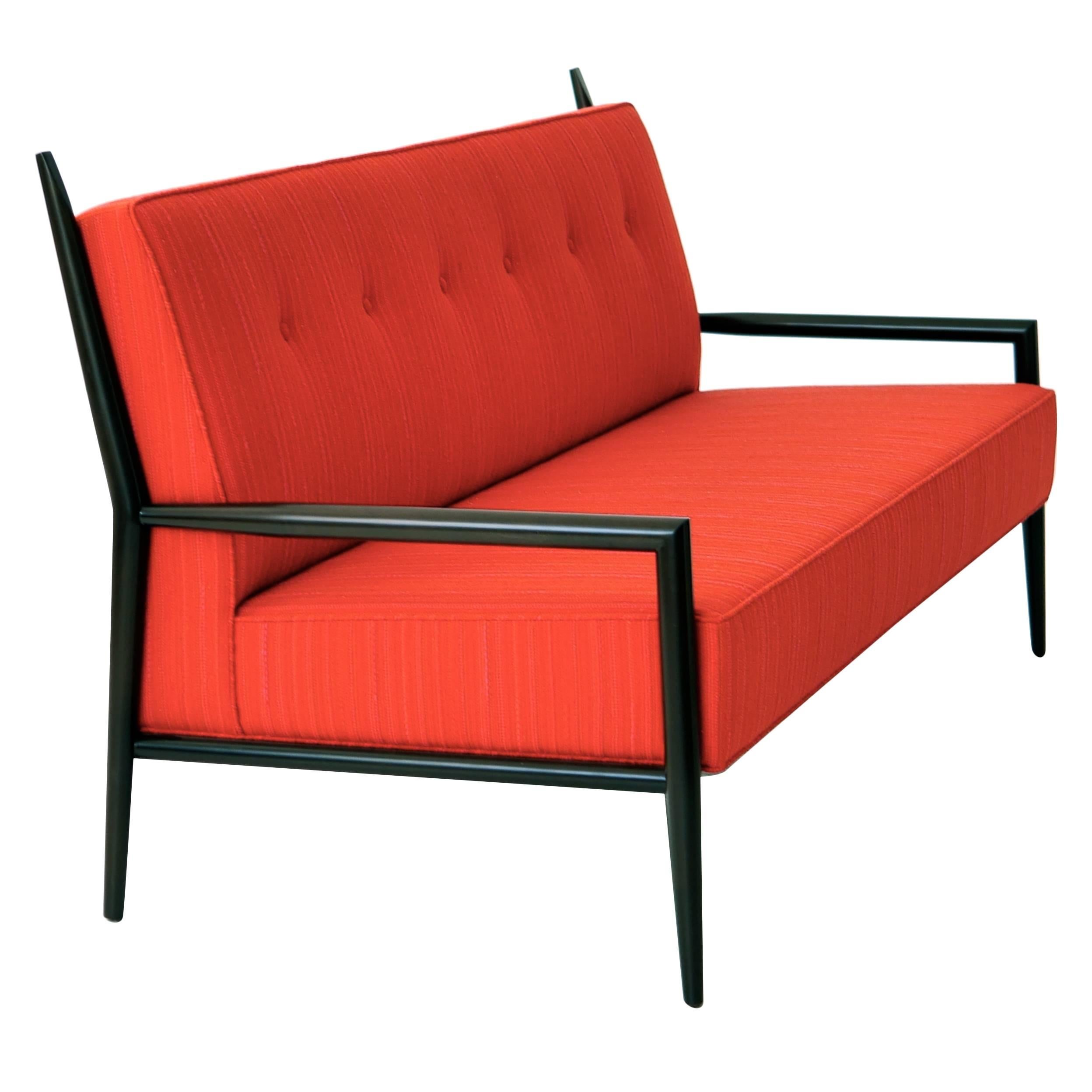 This McCobb sofa has been recovered in Knoll dynamic, radiant.