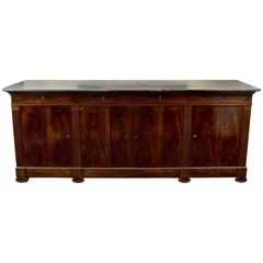 French Neoclassic Mahogany Enfilade, Early Second Quarter of the 19th Century