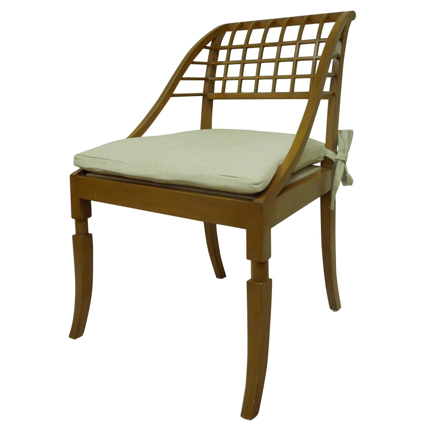 Superb Sleigh Chair by John Saladino at 1stdibs