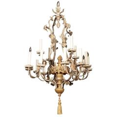 Renaissance Revival Cage Form Chandelier Attributed to  E.F Caldwell