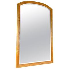 19th century Louis XVI style gold gilt mirror