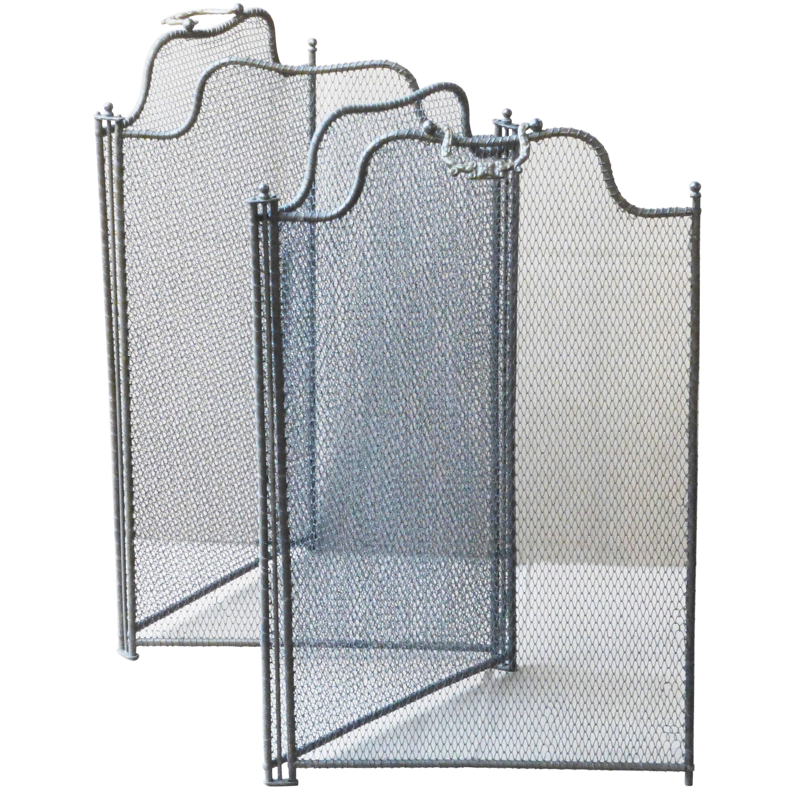 19th Century French Fireplace Screen