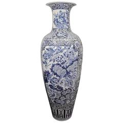 Very Large Blue and White Urn