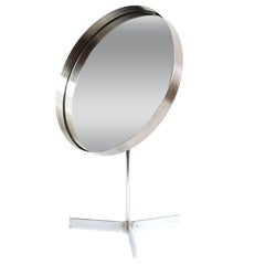 Chrome Adjustable Table Mirror