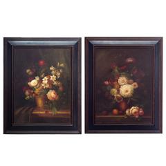 Pair of Large Dutch Style Still Life Paintings