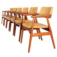 Set of Dining or Armchairs by Svend Age Eriksen For Glostrup Mobelfabrik, 1960