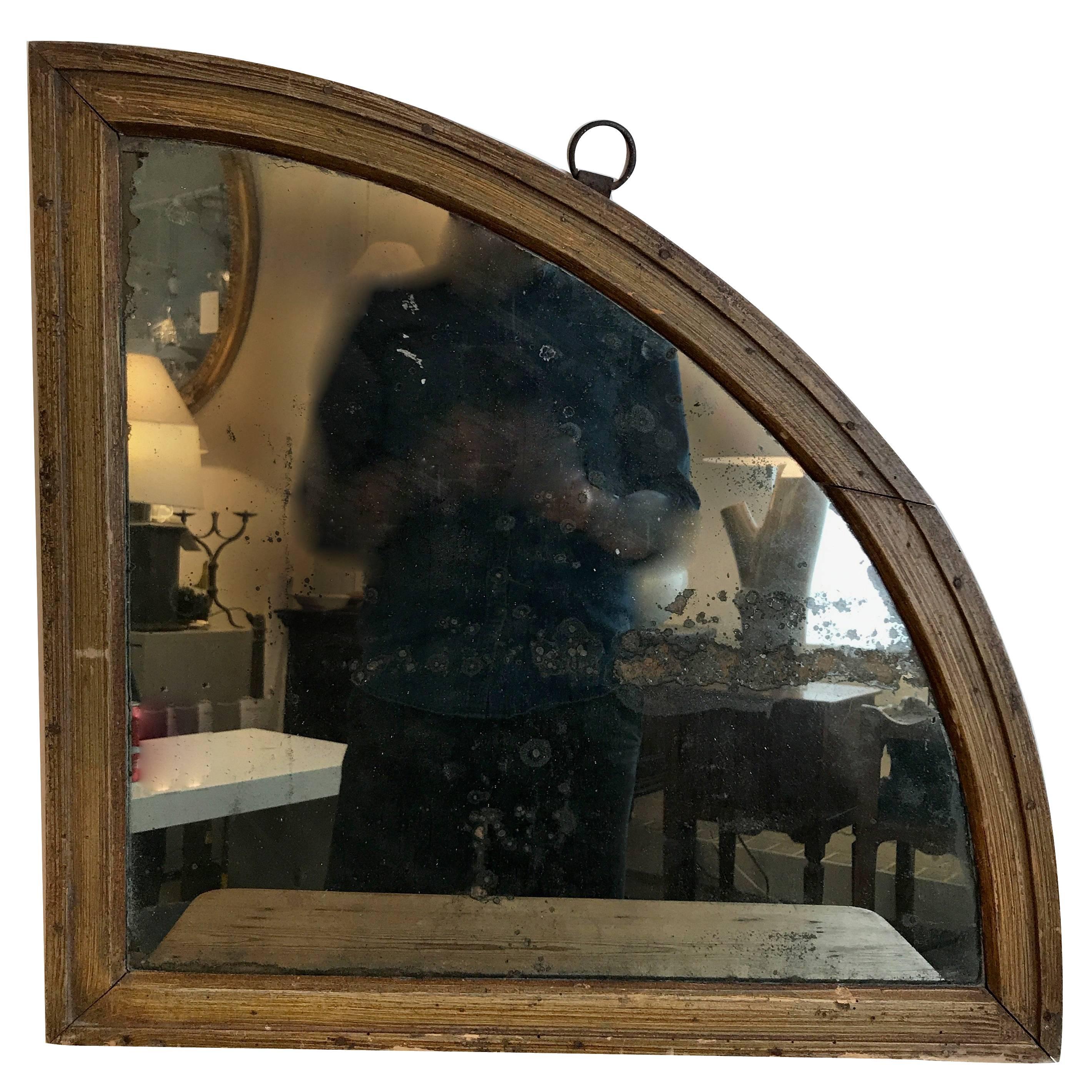 19th Century, French Quadrant Mirror For Sale