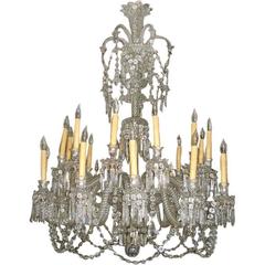 19th Century Baccarat 24-Arm Chandelier 12