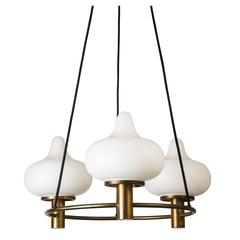 1950s Mogens Hammer & Henning Moldenhawer Chandelier for Louis Poulsen