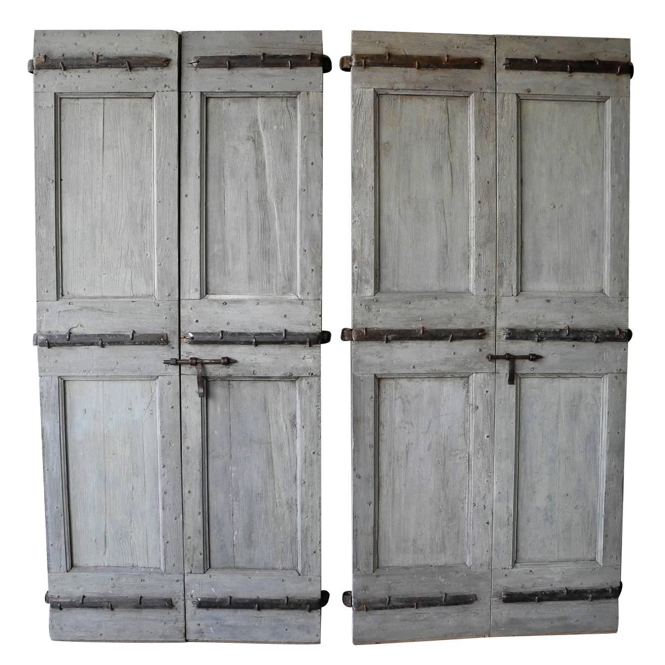 Two Pairs of Antique Shutters