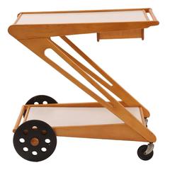 Rare Cees Braakman for Pastoe Bar or Tea Cart 2