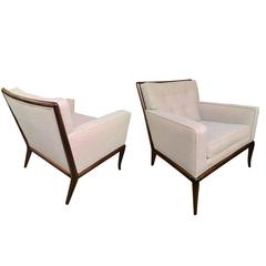 Pair of T. H. Robsjohn-Gibbings Lounge Chairs