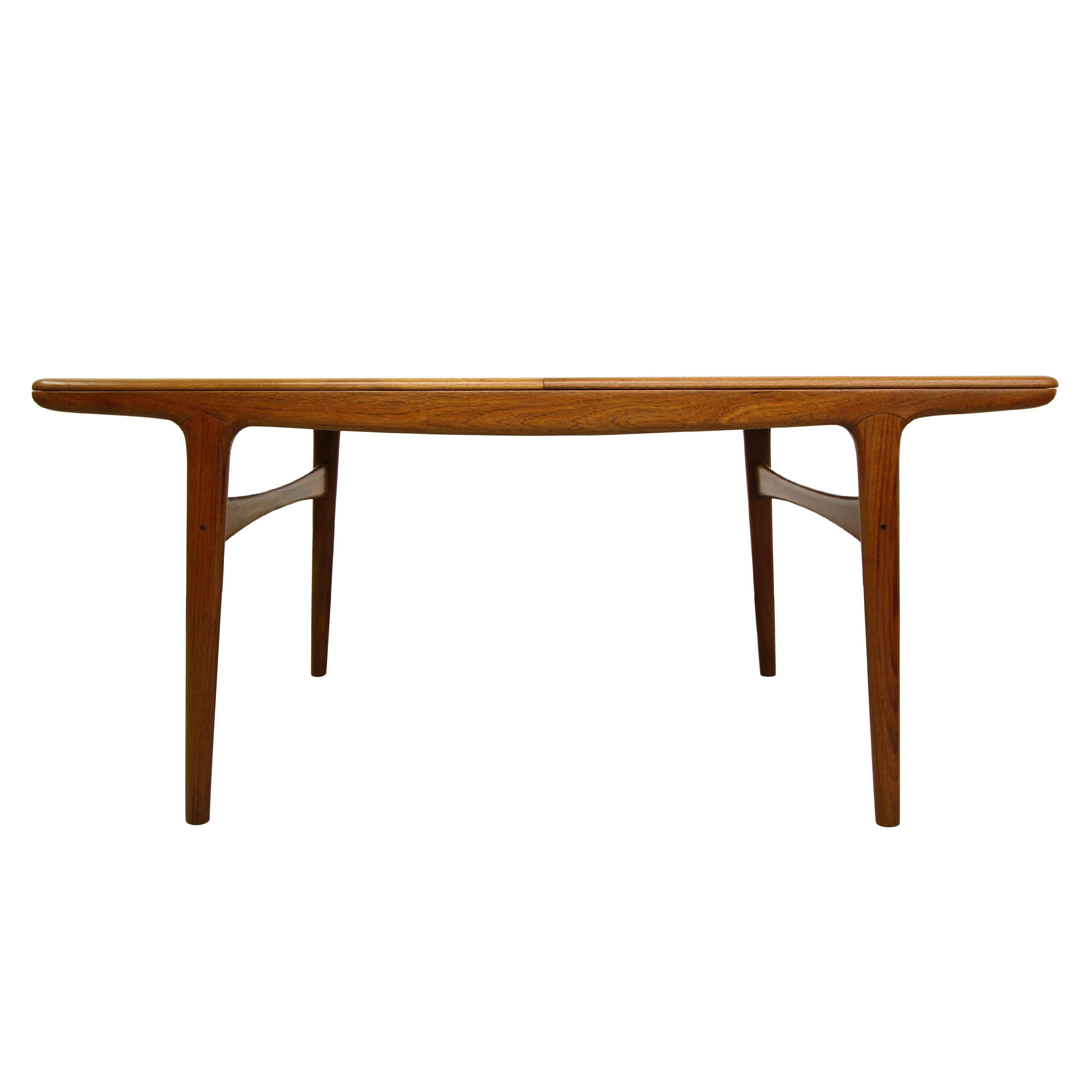 Mid Century Danish Teak Dining Table by Arne Hovmand-Olsen Olsen