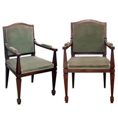 Pair of André Arbus Armchairs