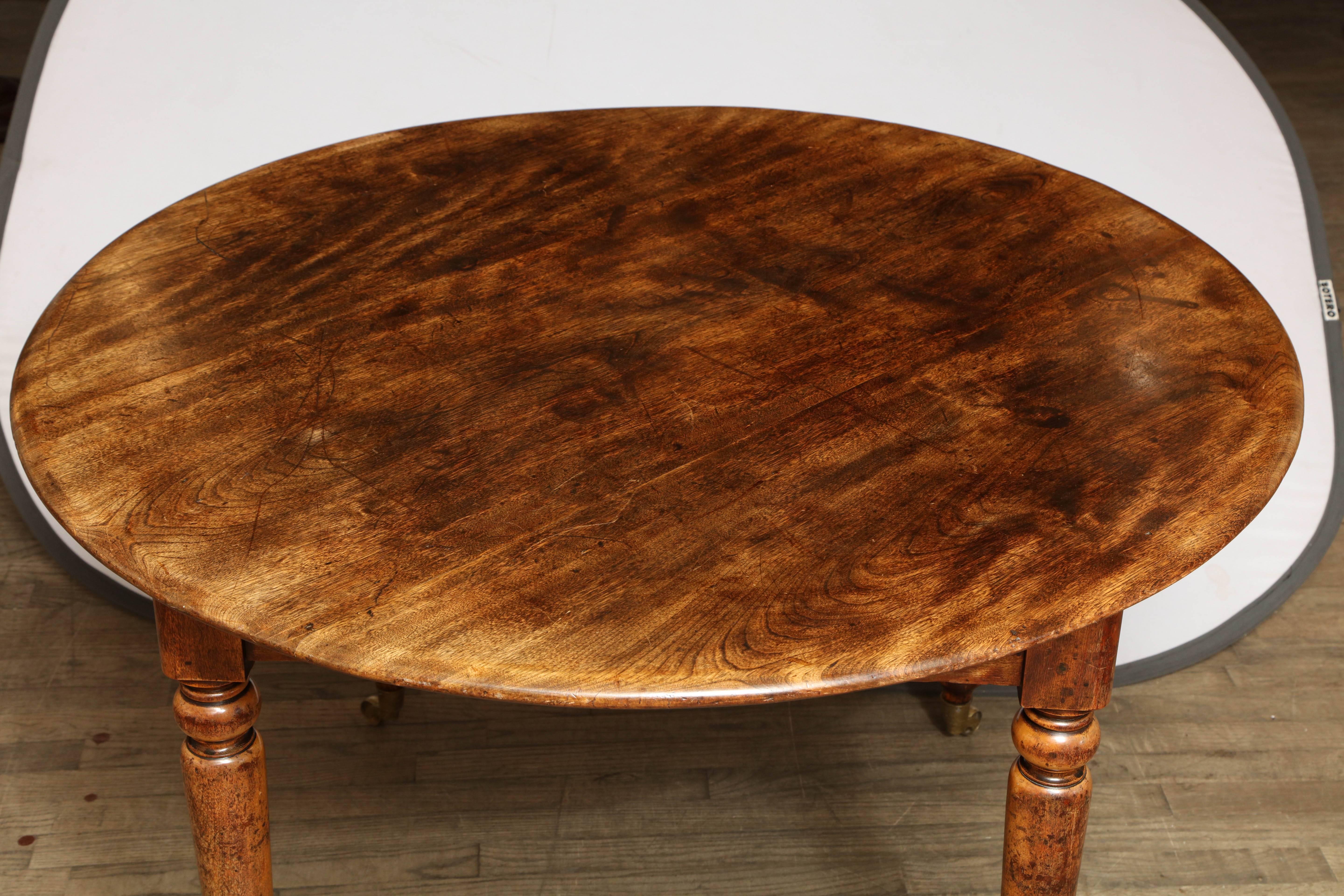 19th Century Satin Birch Table For Sale