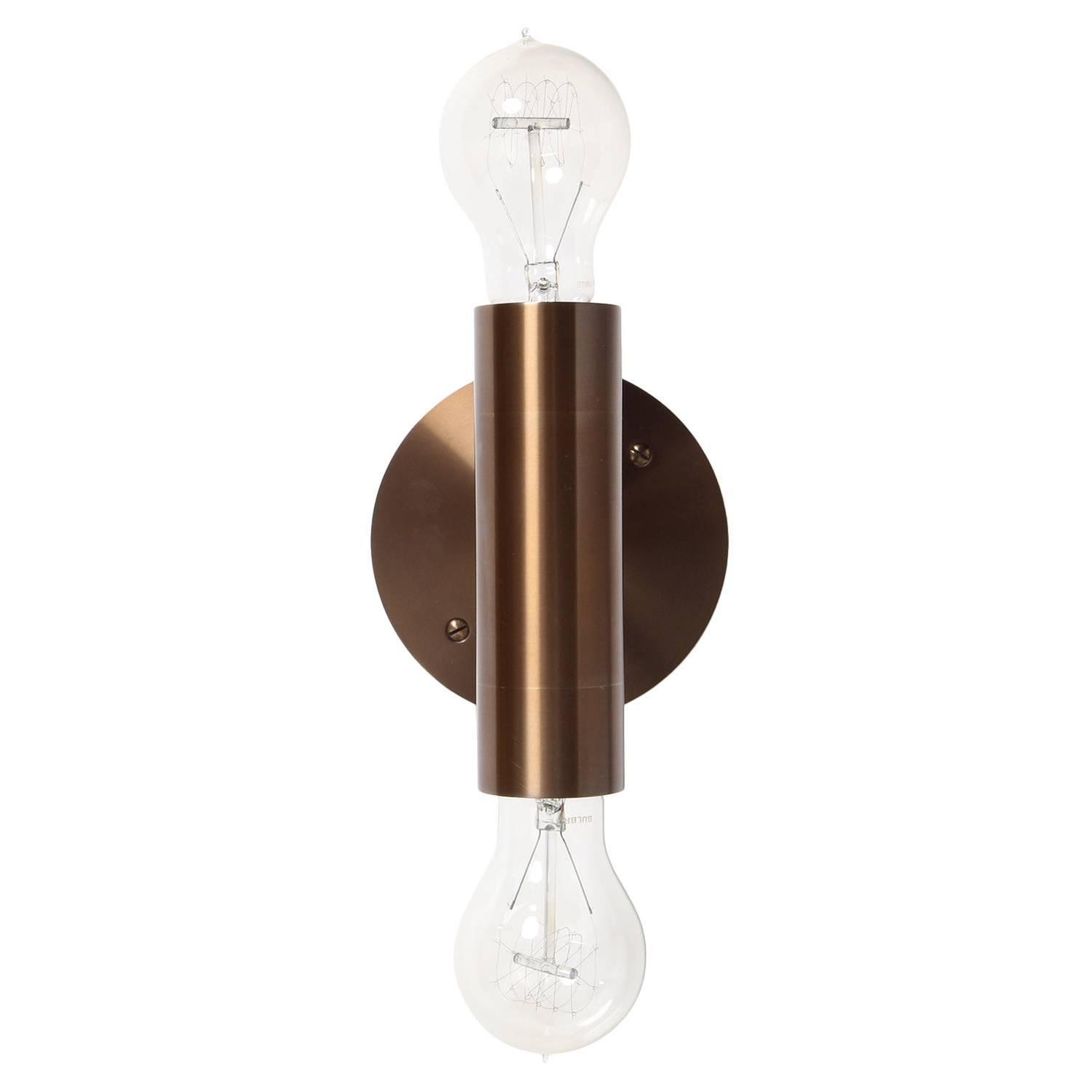 Brass Wall Sconce Double Light Fixture by Wyeth For Sale at 1stdibs
