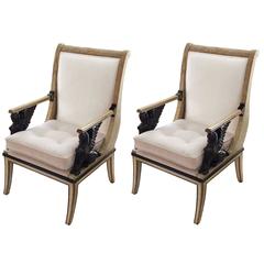 Pair of Swedish Empire Chairs
