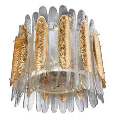 Rare Monumental Murano Glass Chandelier by Barovier & Toso