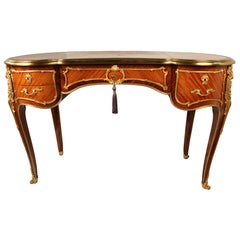 Used Louis XV Style Desk a Rognon