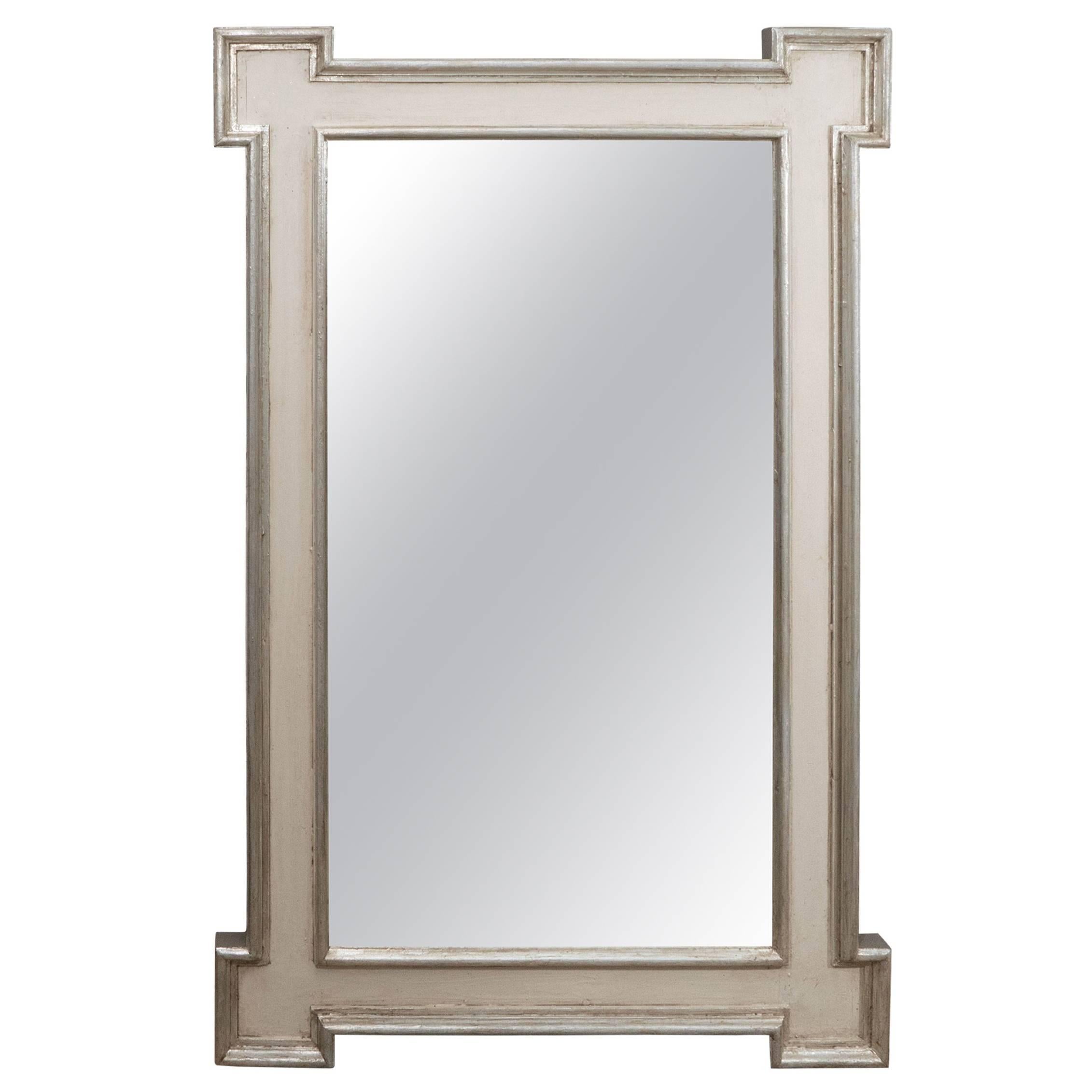 A Painted and Silvered Mirror