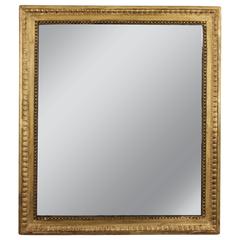 French Antique Louis XVI Carved Giltwood Mirror 8