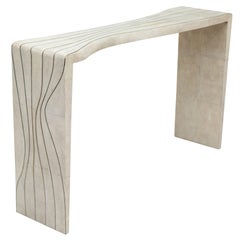 Shagreen Console with Bronze Details, France 11